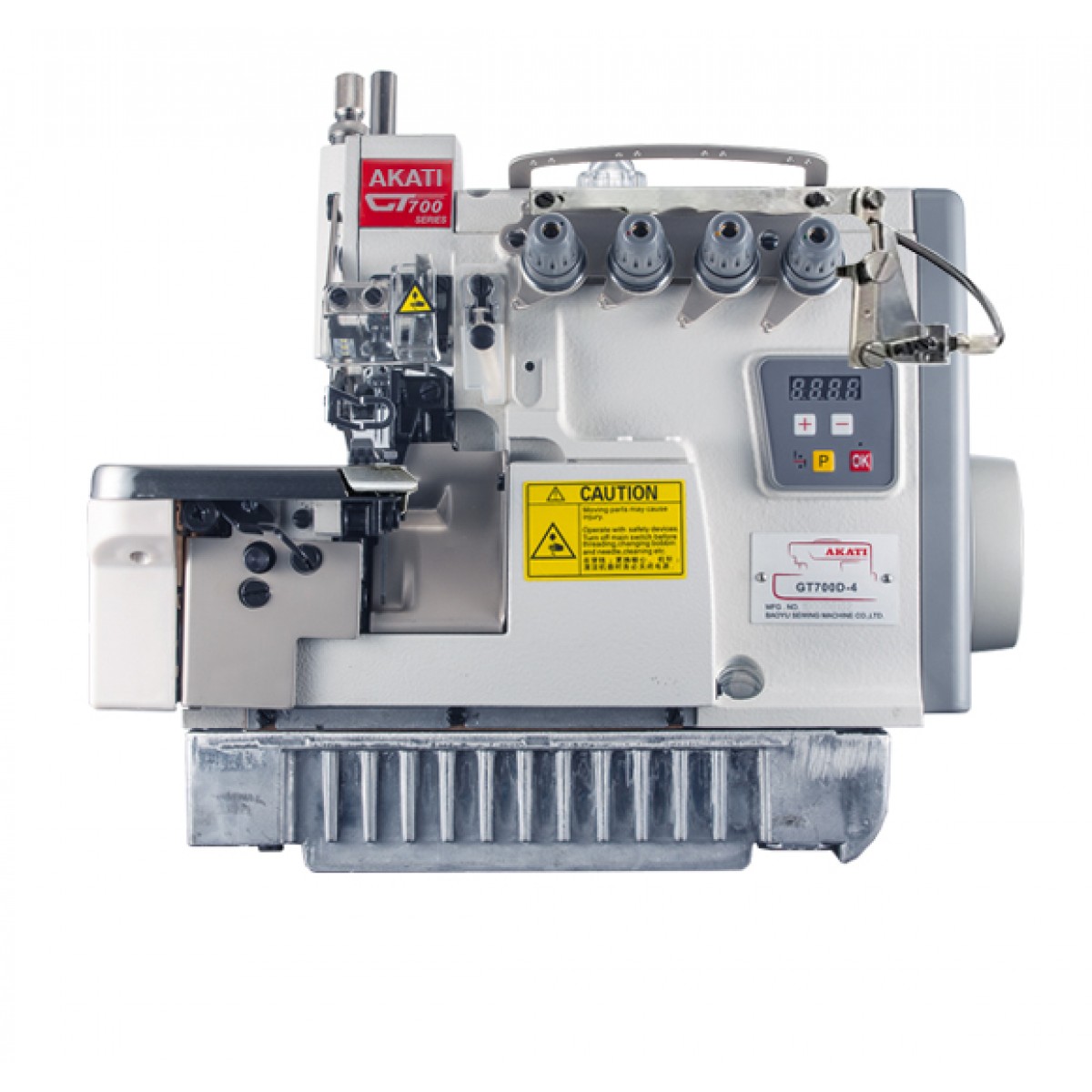 AK-GT-700D-4BK 4 İplik Extra Kıstırma Aparatlı Overlok-Kafadan Motorlu