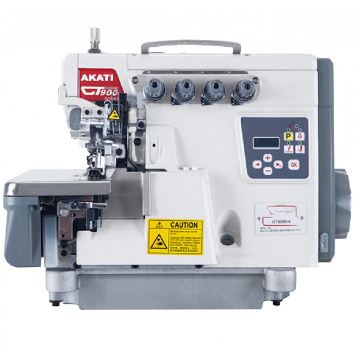 AK-GT-900D-4 4 İplik Overlok Makinesi-Kafadan Motorlu