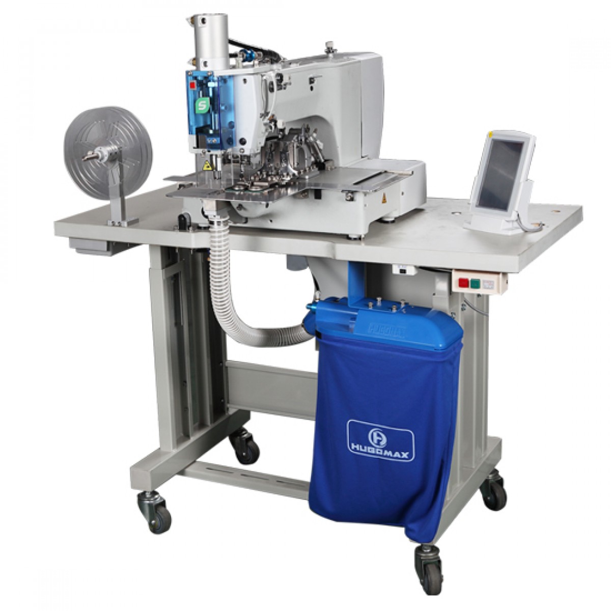 AK-2210AS-H-CF Kumaş Kuşgözü Dikme Otomatı-Delgeçli